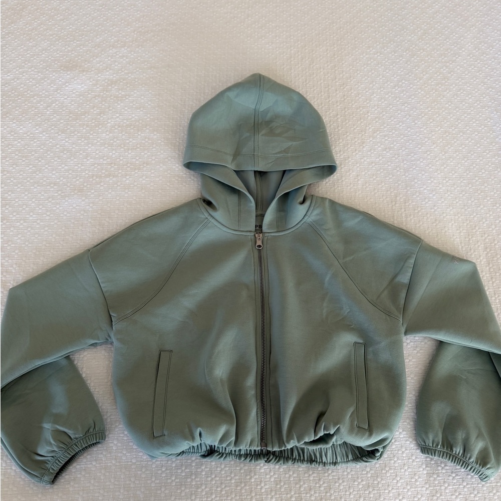 Abercrombie Kids Mint Green Zip-Up Hoodie